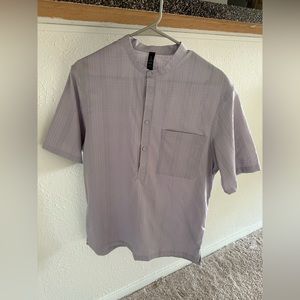 Lululemon short sleeve button down shirt